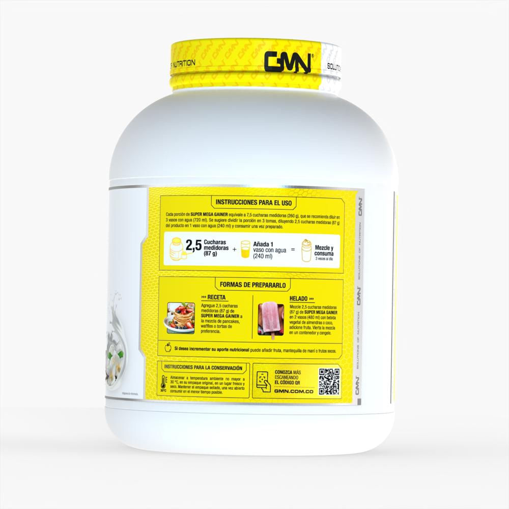 Proteìna Hipercalorica Super Mega Gainer 10Lb Vainilla img #2