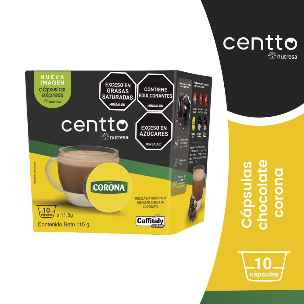 Chocolate de mesa CENTTO NUTRESA CAPSULA CENTTO (115  gr) img #1