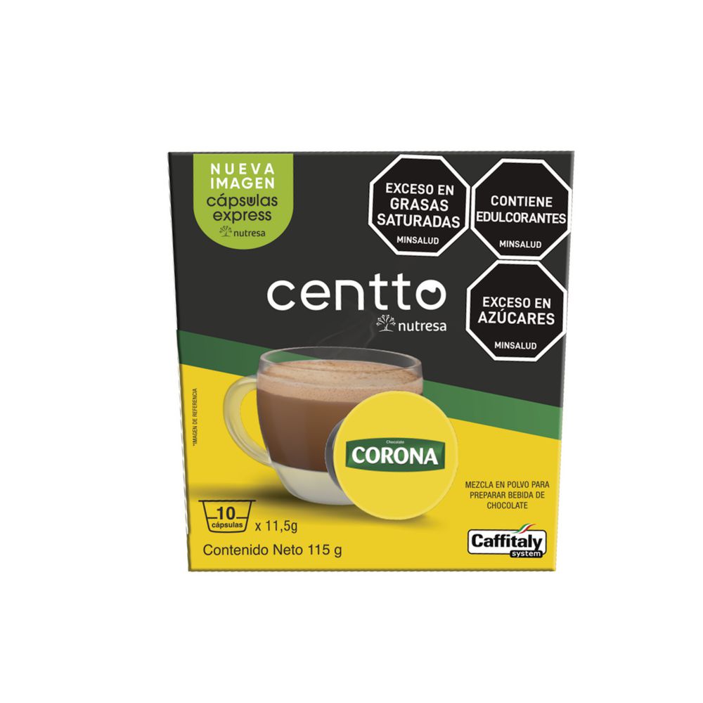 Chocolate de mesa CENTTO NUTRESA CAPSULA CENTTO (115  gr) img #2