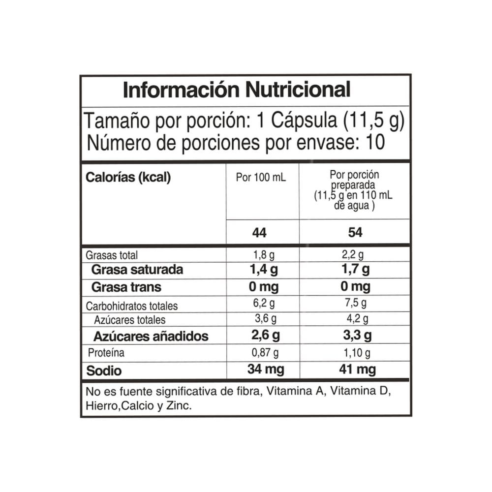 Chocolate de mesa CENTTO NUTRESA CAPSULA CENTTO (115  gr) img #3