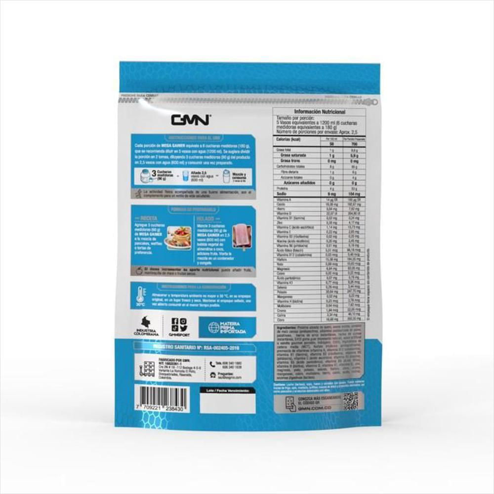 Proteína Sin Azúcar Añadida Gmn Mega Gainer 1 Lb img #2