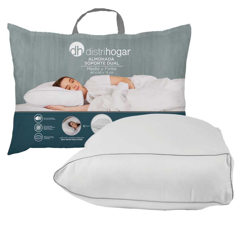 Almohada 45x65x14 doble propósito sesgo DISTRIHOGAR PT21487 img #1