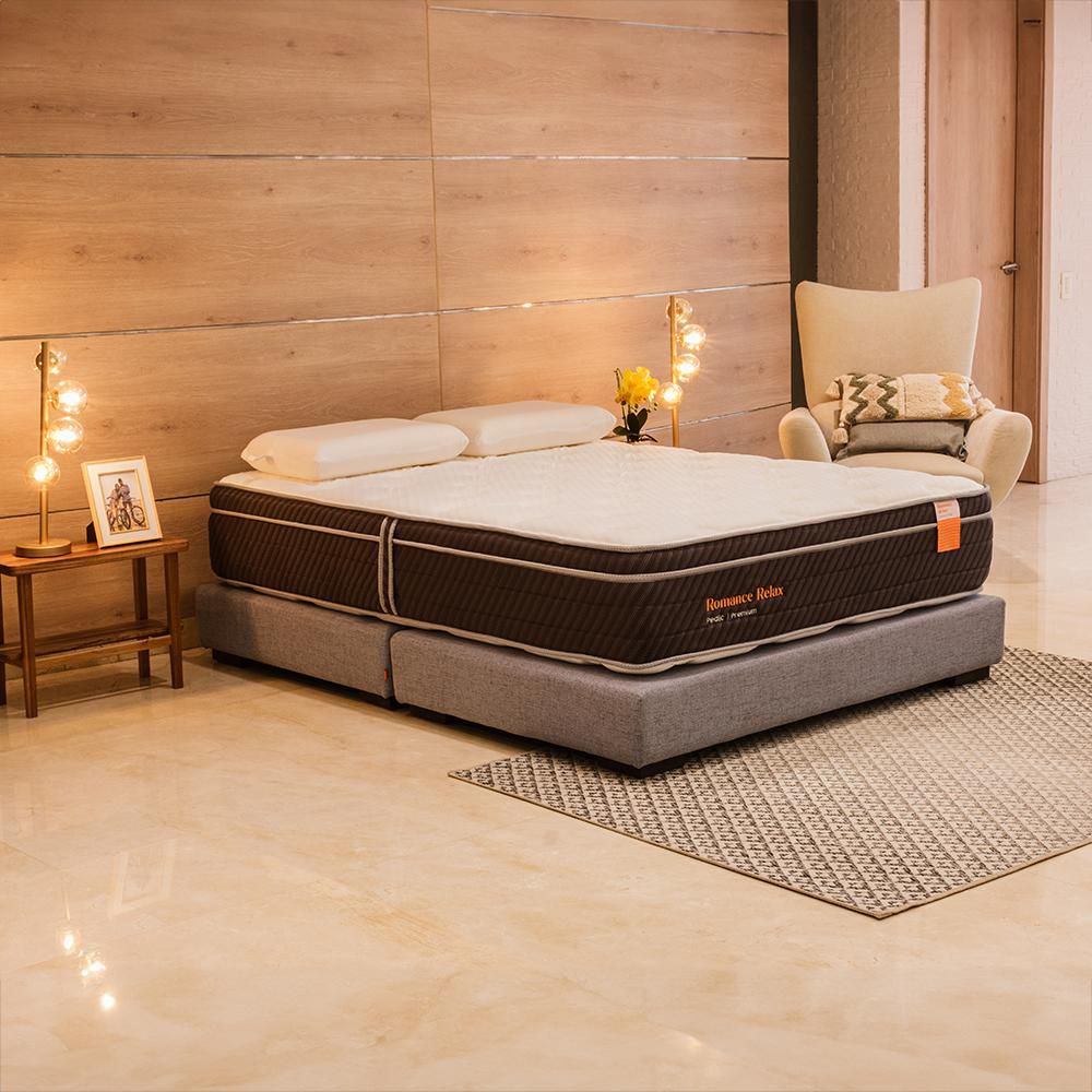 Colchón + Almohadas ROMANCE RELAX Doble (140 x 190 cm) PEDIC PREMIUM Espumado Firme . img #1