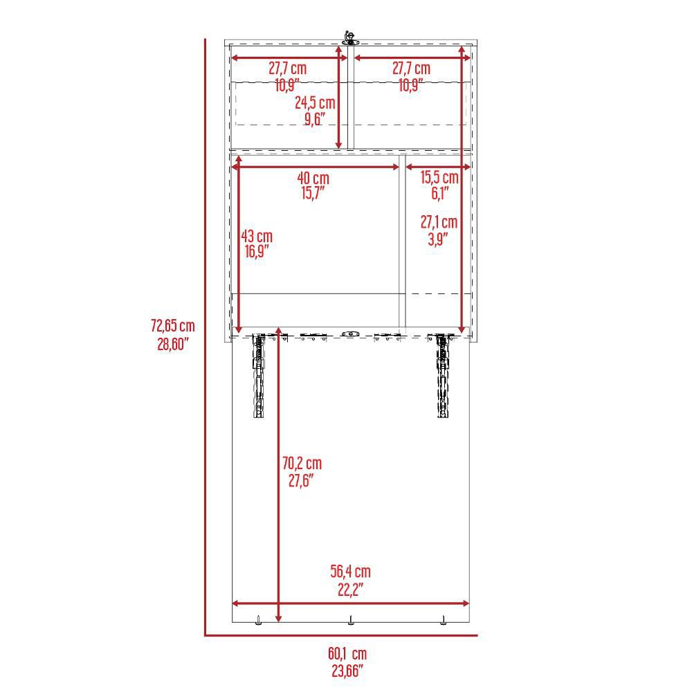 Escritorio Plegable Klapar RTA Ceniza RTA DESIGN ELZ 10146 img #7