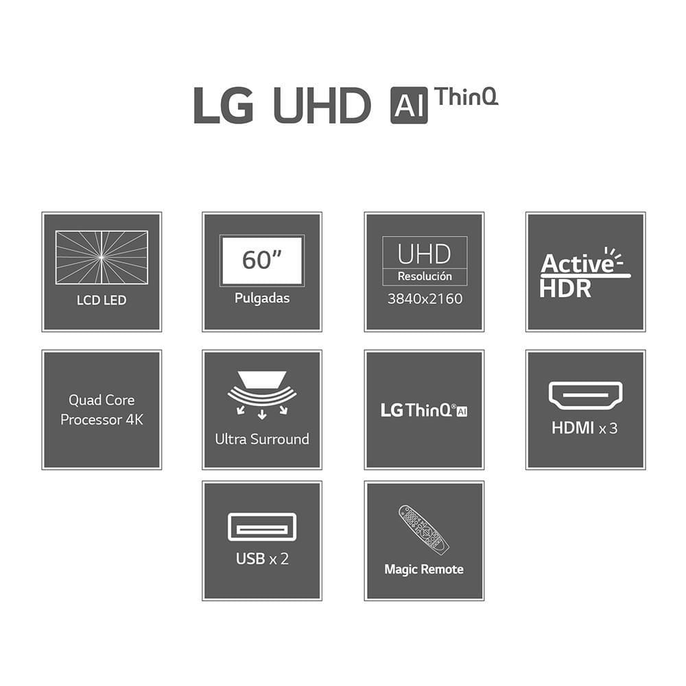 Televisor LG 60 pulgadas  Uhd4K img #6