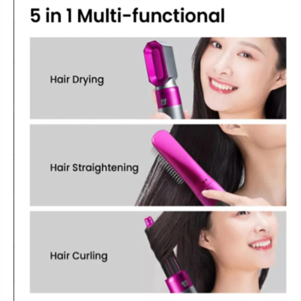 Cepillo Secador 5 En 1, Alisa, Riza Y Seca En Un Solo Paso img #3