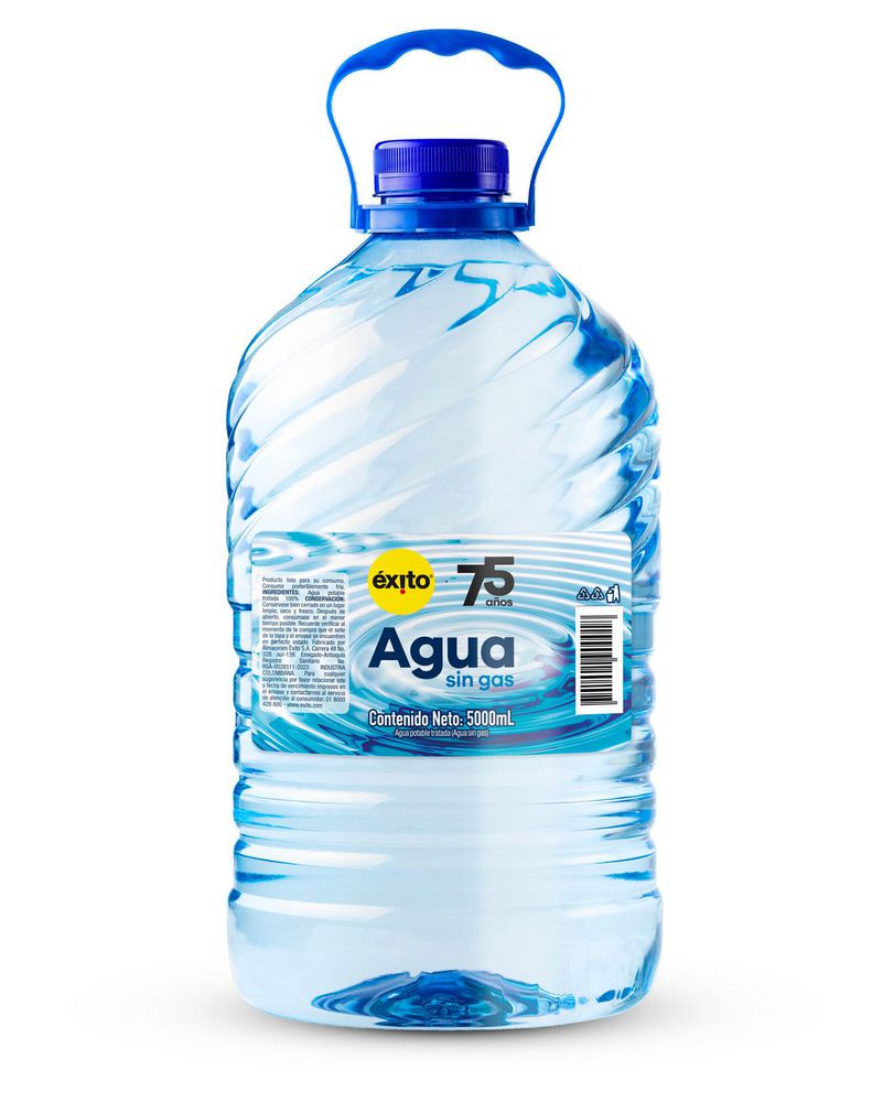 Agua EXITO MARCA PROPIA sin gas (5000  ml) img #1
