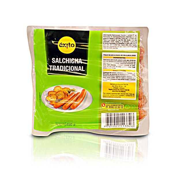 Salchicha EXITO MARCA PROPIA  (450  gr) img #1