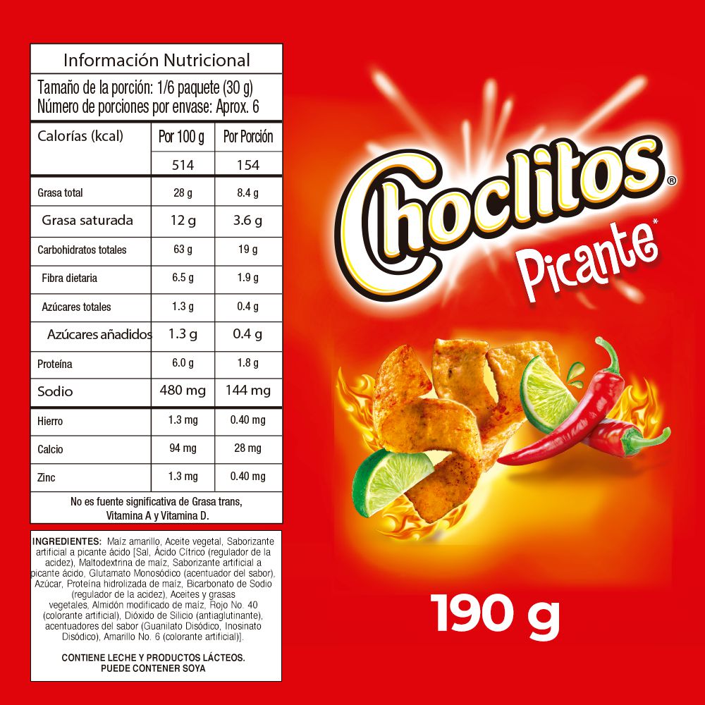 Pasabocas CHOCLITOS Picante (190  gr) img #3