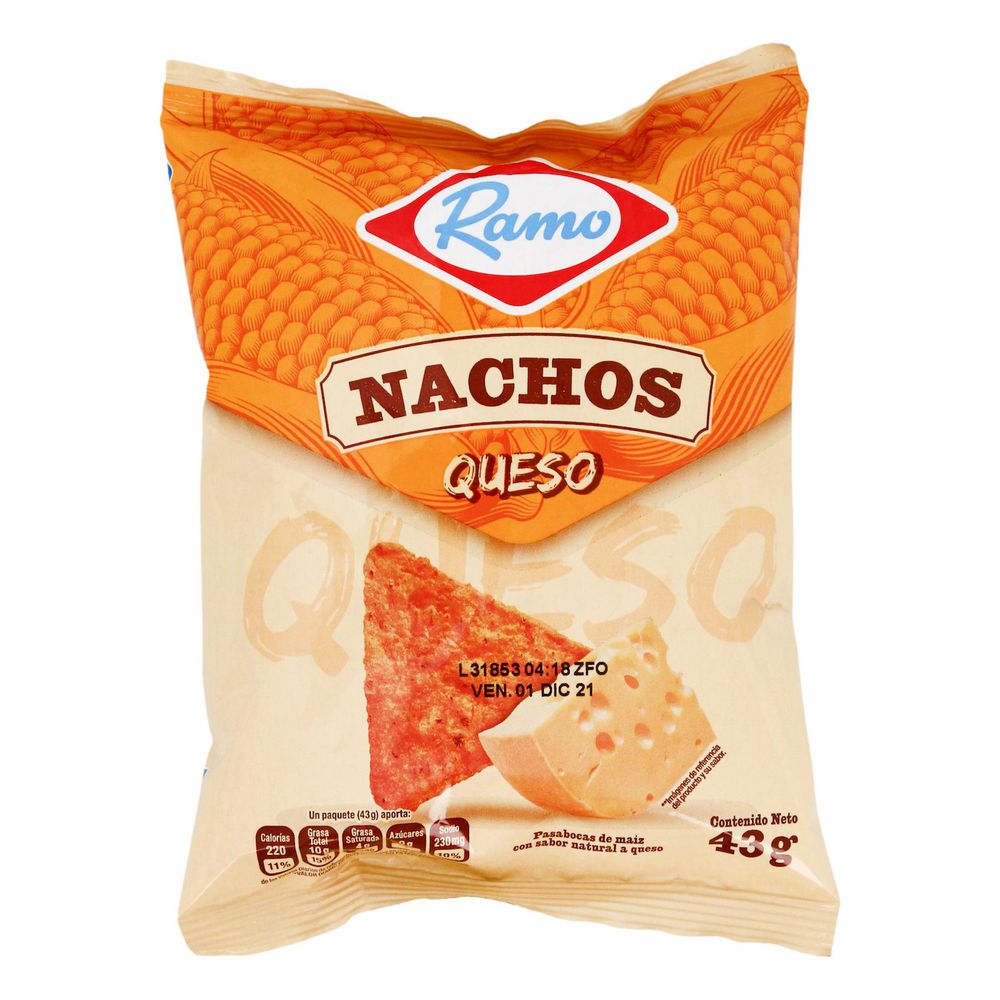 pasabocas RAMO NACHOS QUESO (43  gr) img #1