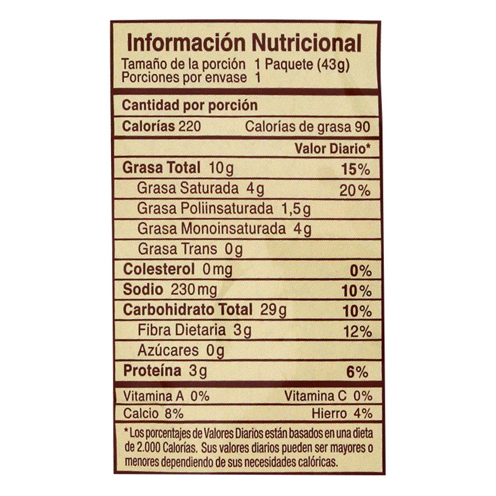 pasabocas RAMO NACHOS QUESO (43  gr) img #3