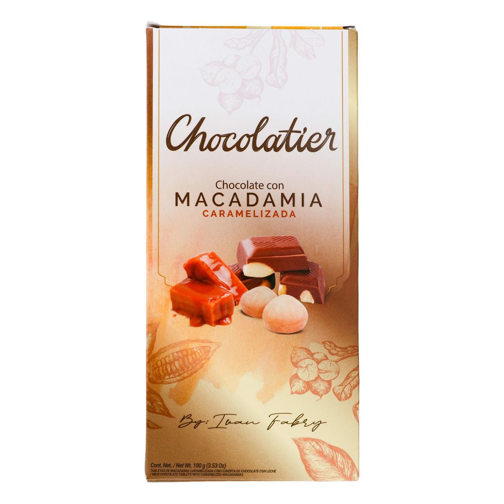 Chocolate CHOCOLATIER Macadamia Caramelo (100  gr) img #1
