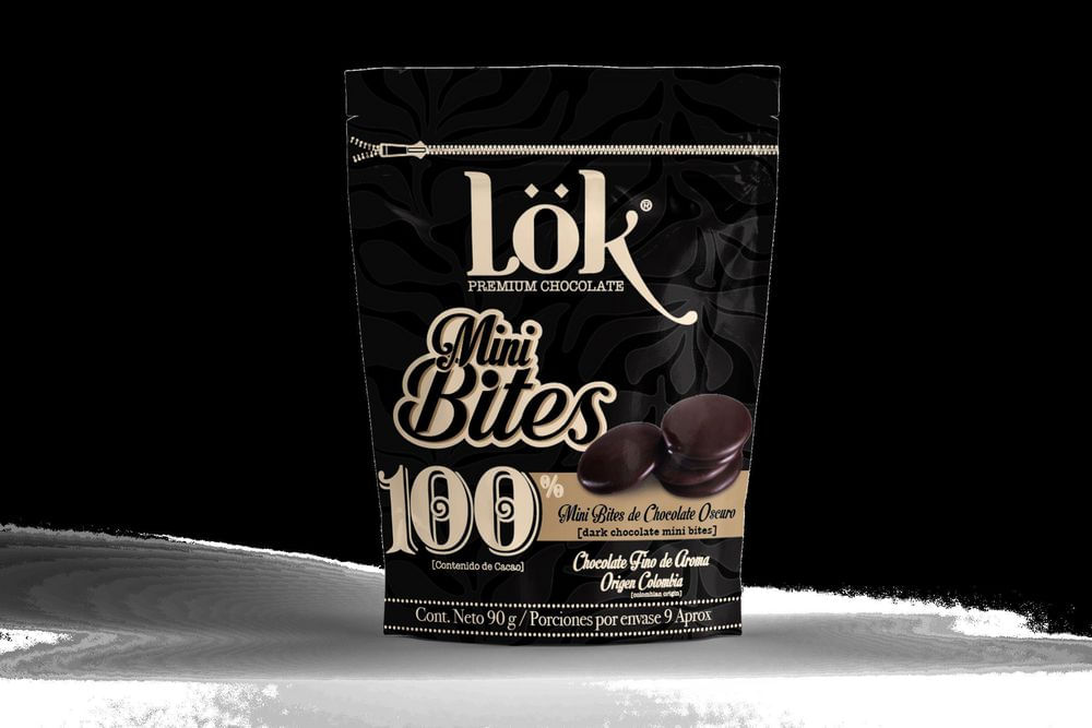Chocolate LOK PREMIUM PRODUCTS Chocolate Oscuro 100% (90  gr) img #2