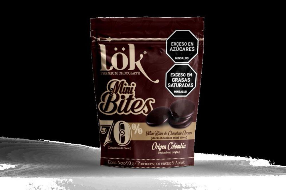 Mini Bites LOK PREMIUM PRODUCTS Chocolate Oscuro 70% (90  gr) img #2