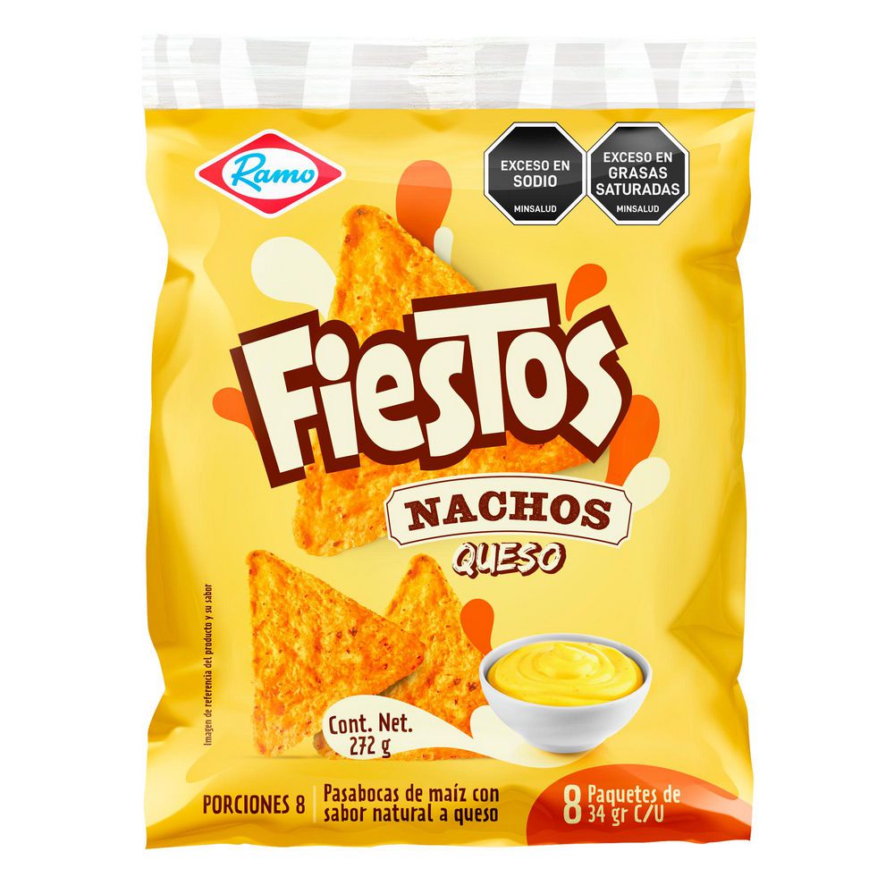 Nachos Fiestos RAMO Queso x8und (272  gr) img #2