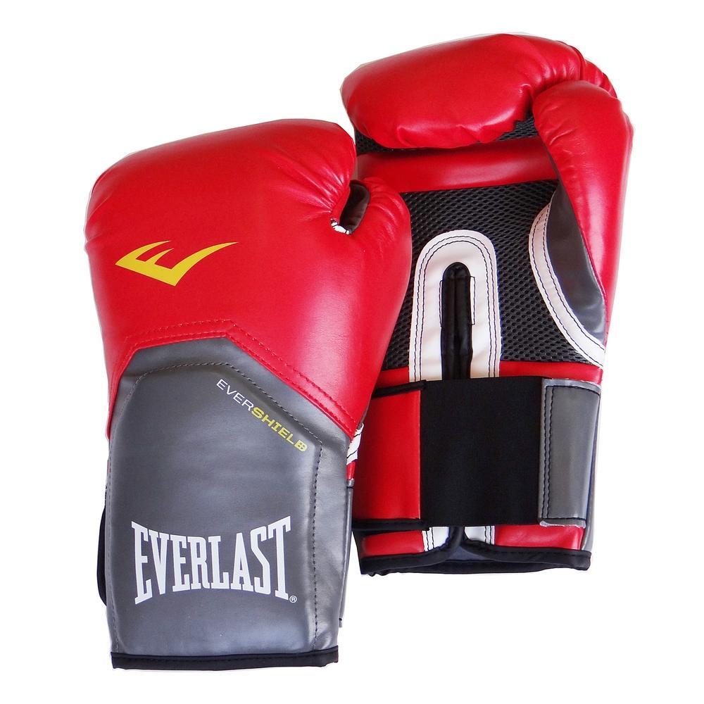 Guantes De Boxeo 2116 Everlast Pro Style 16 Oz Rojo Gris img #1