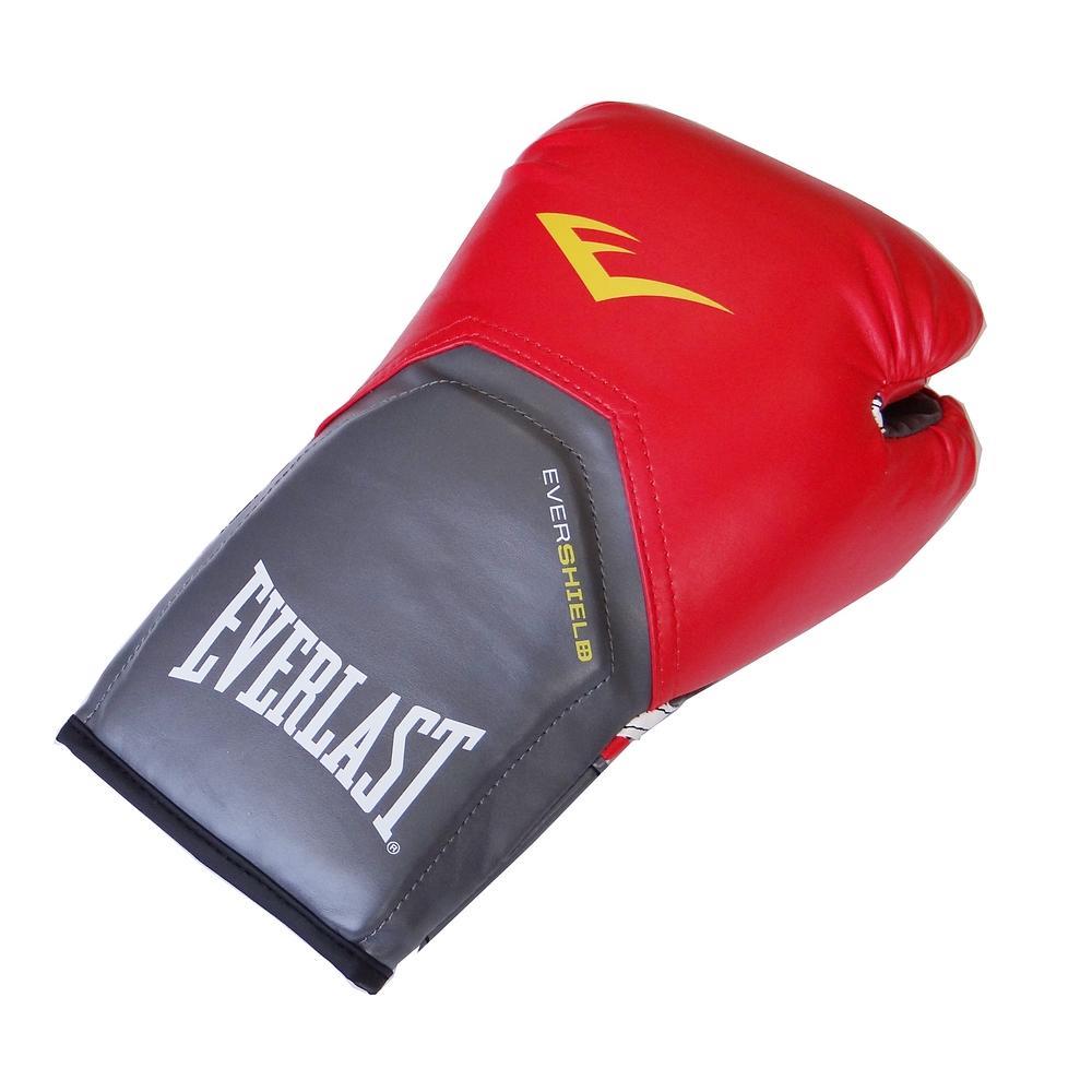 Guantes De Boxeo 2116 Everlast Pro Style 16 Oz Rojo Gris img #2