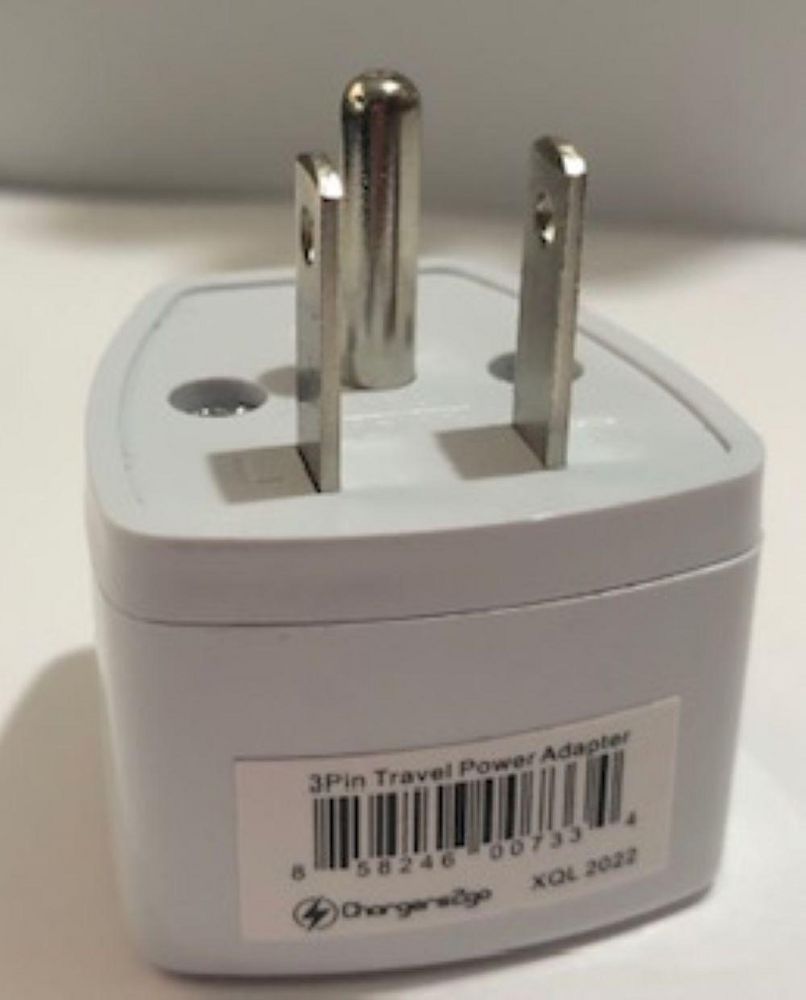 Adaptador de Corriente 3 Pines CHARGERS2GO SIN REF img #1
