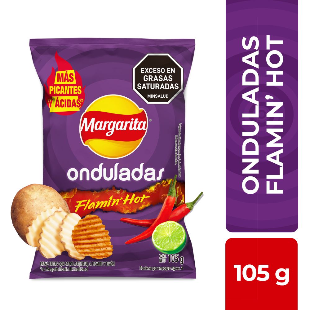 Pasabocas MARGARITA FLAMING HOT (105  gr) img #1