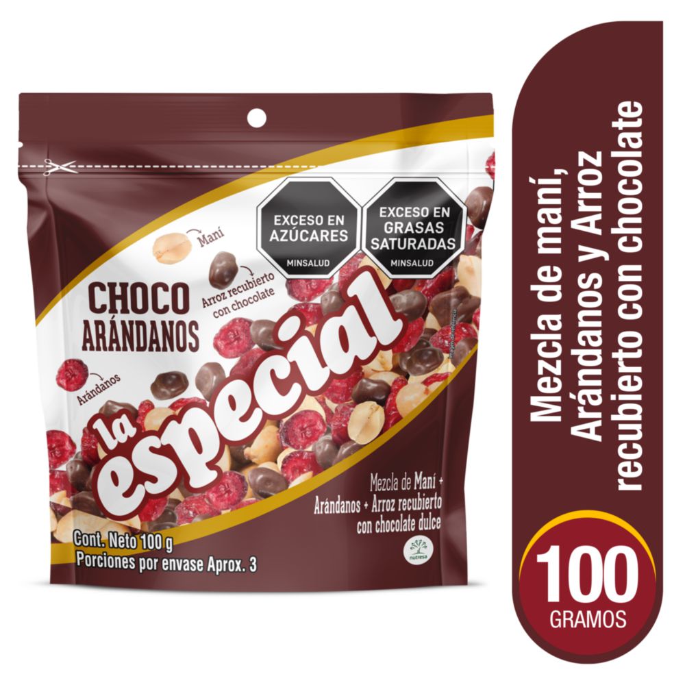 Mezcla frutos secos LA ESPECIAL Chocoarándanos (100  gr) img #1