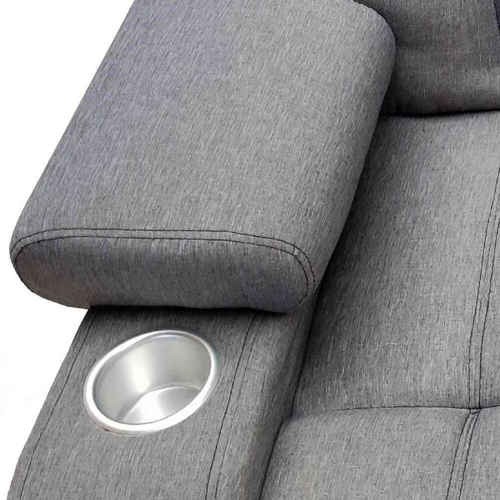 Silla Reclinable Velvet Gris ROMANCE RELAX SILLA RECLINABLE MEC VELVET GRIS img #2