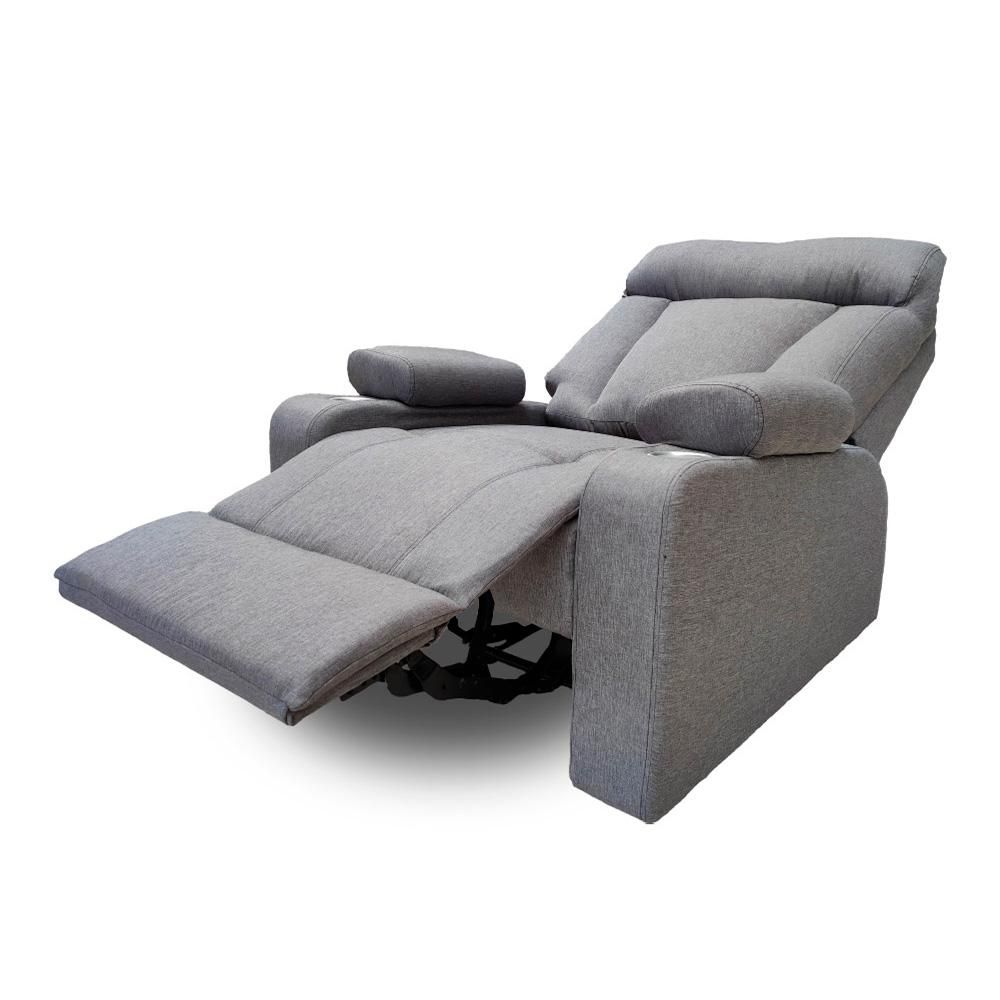 Silla Reclinable Velvet Gris ROMANCE RELAX SILLA RECLINABLE MEC VELVET GRIS img #4