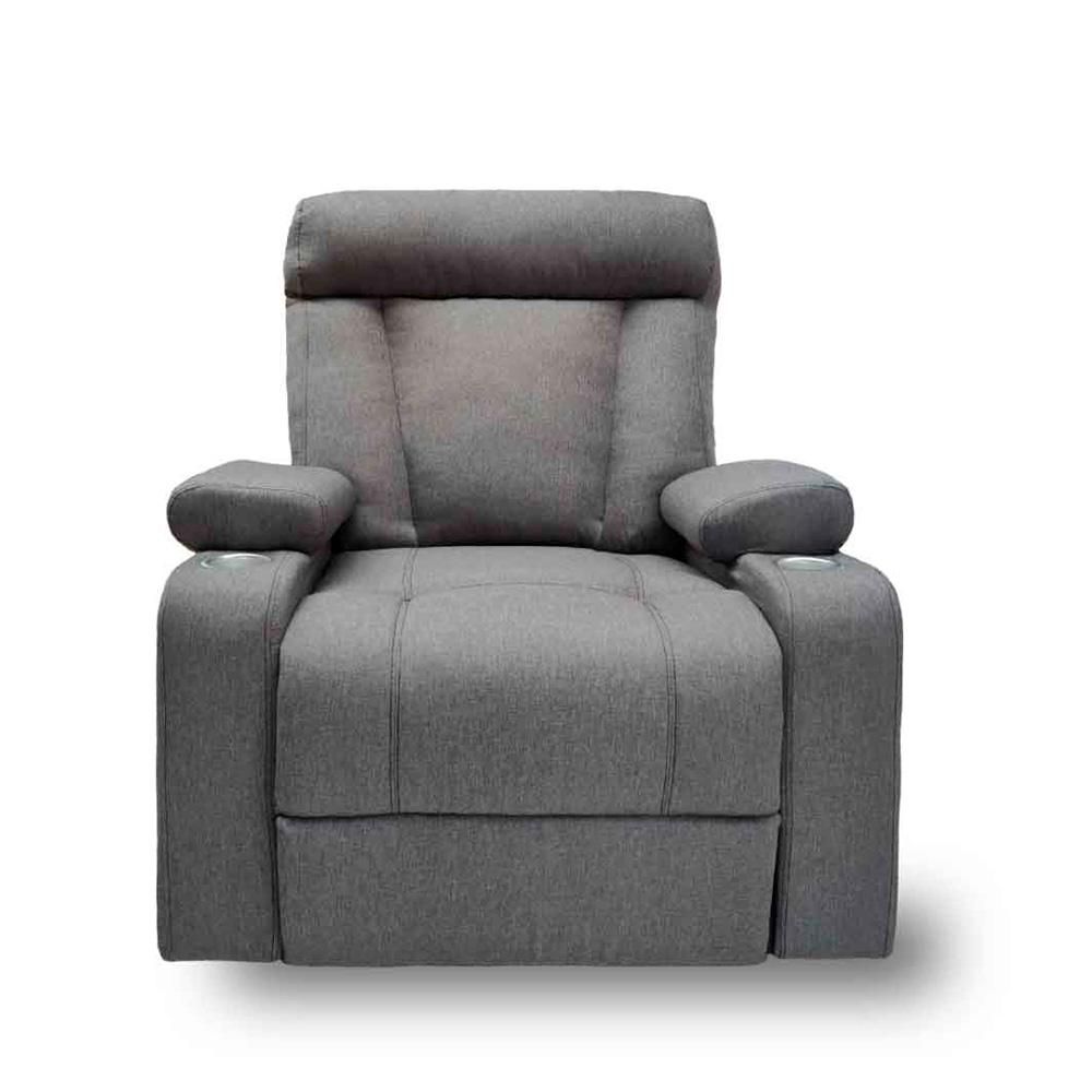 Silla Reclinable Velvet Gris ROMANCE RELAX SILLA RECLINABLE MEC VELVET GRIS img #5