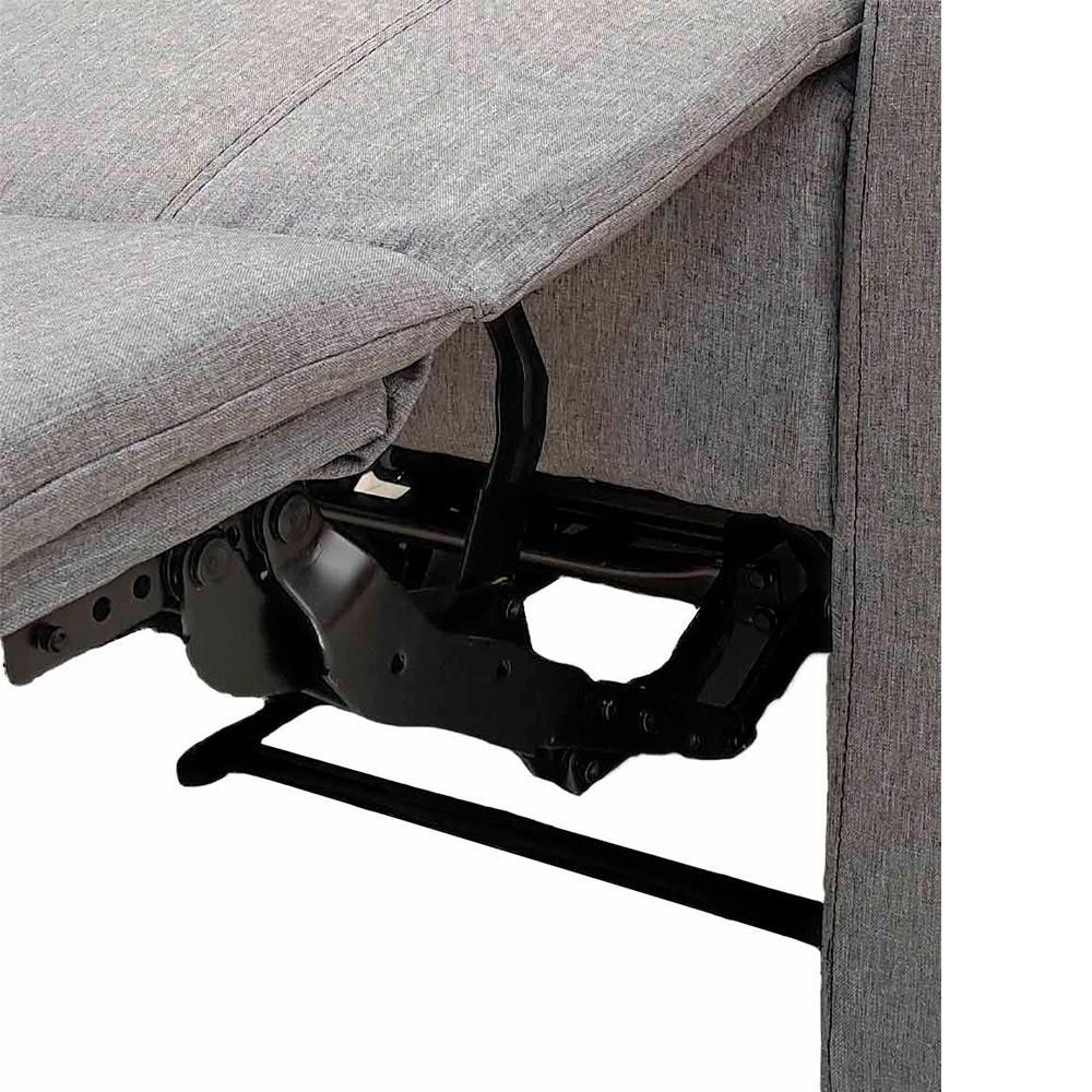 Silla Reclinable Velvet Gris ROMANCE RELAX SILLA RECLINABLE MEC VELVET GRIS img #6