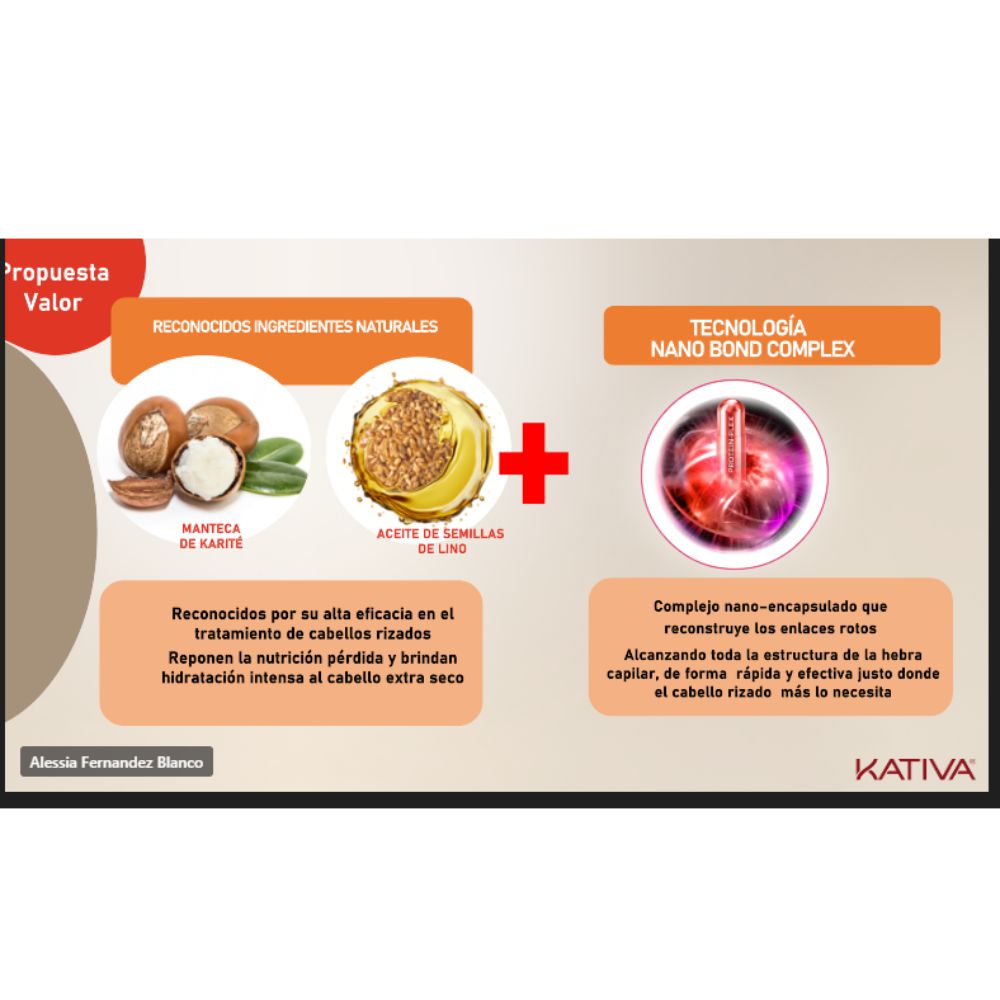 Crema Para Peinar KATIVA Activadora Rizos (240  ml) img #4