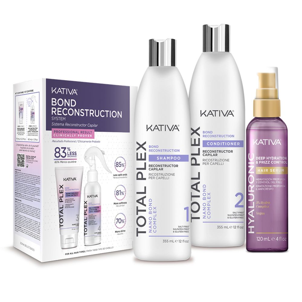 Tratamiento capilar KATIVA reconstrucción total plex (130  ml) img #3