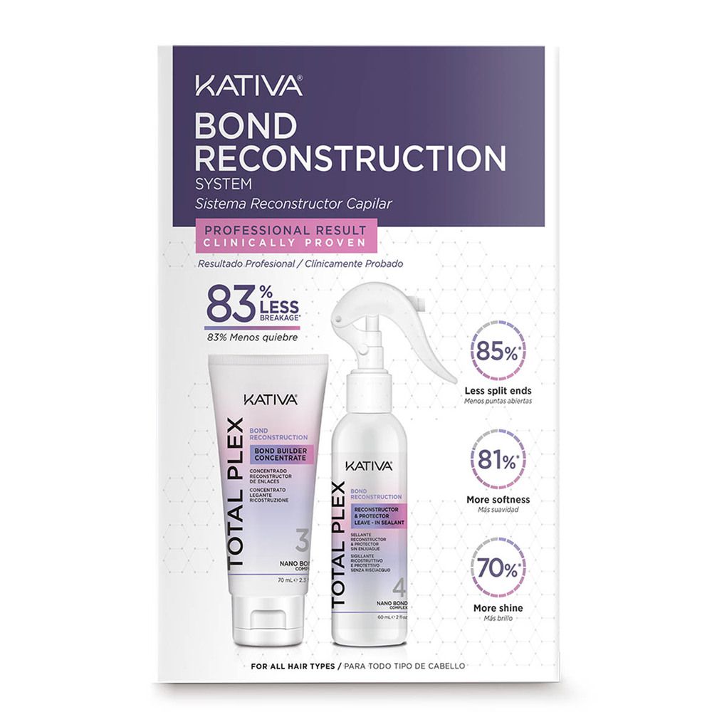 Tratamiento capilar KATIVA reconstrucción total plex (130  ml) img #4