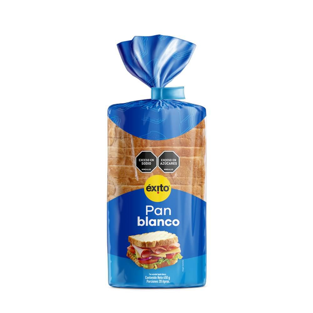 Pan tajado  EXITO MARCA PROPIA blanco (450  gr) img #1