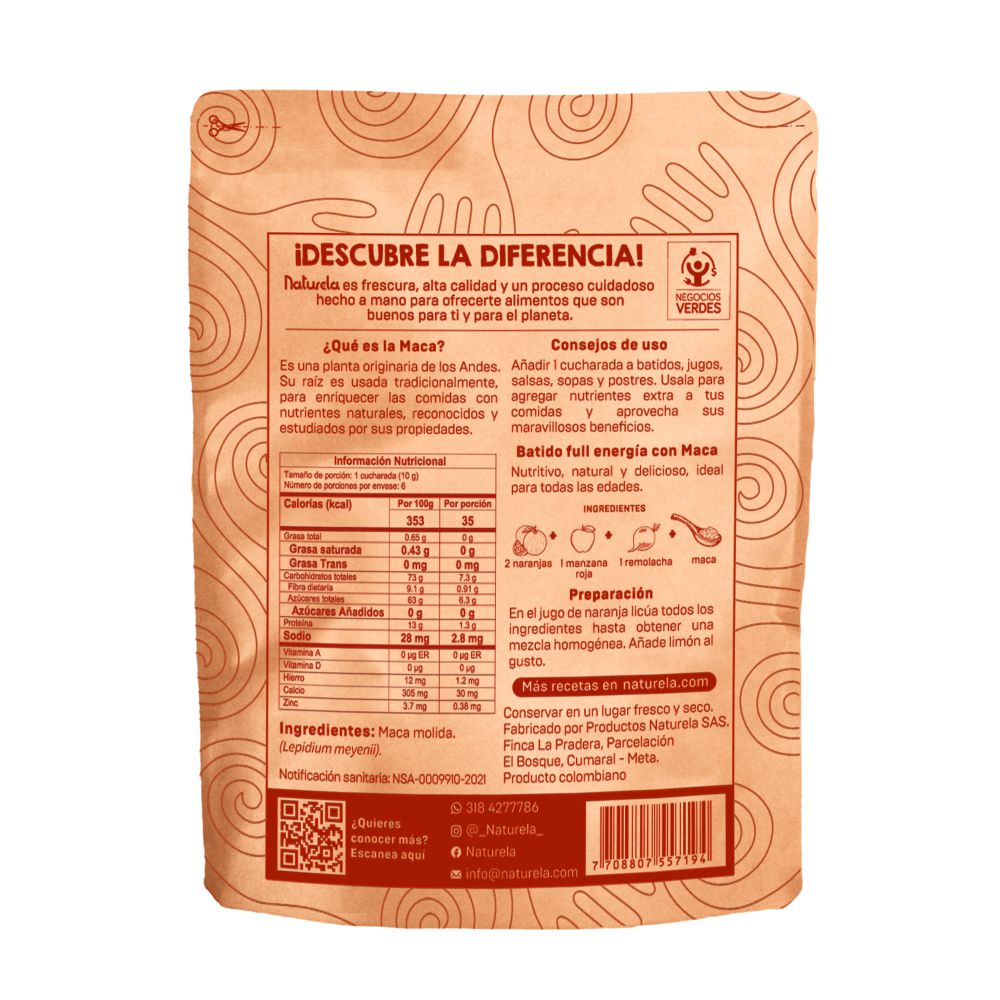 Maca NATURELA Polvo (100  gr) img #3