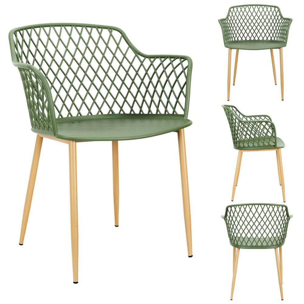 Silla Exterior Malaga Verde HOME DECORATION HDO2240D img #1