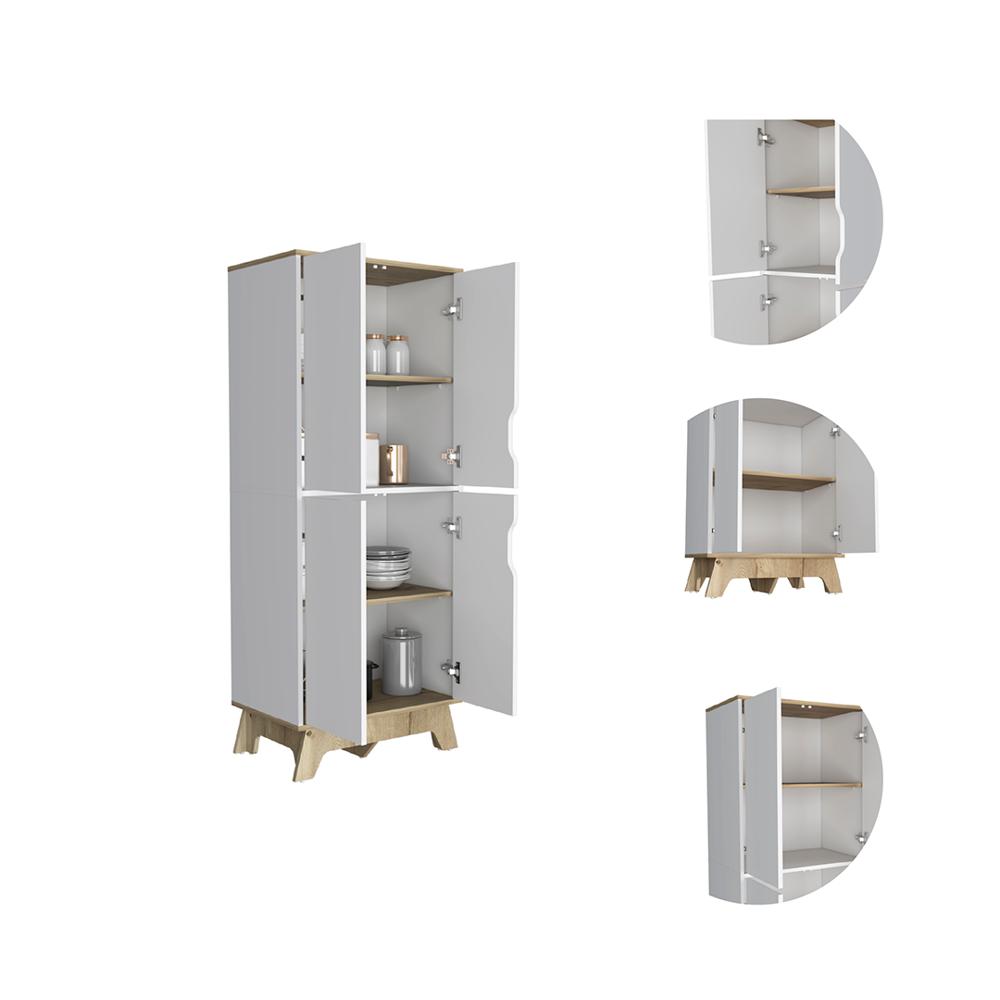 Mueble Alacena Doble Funcional Amplio Con Cuatro Puertas img #3