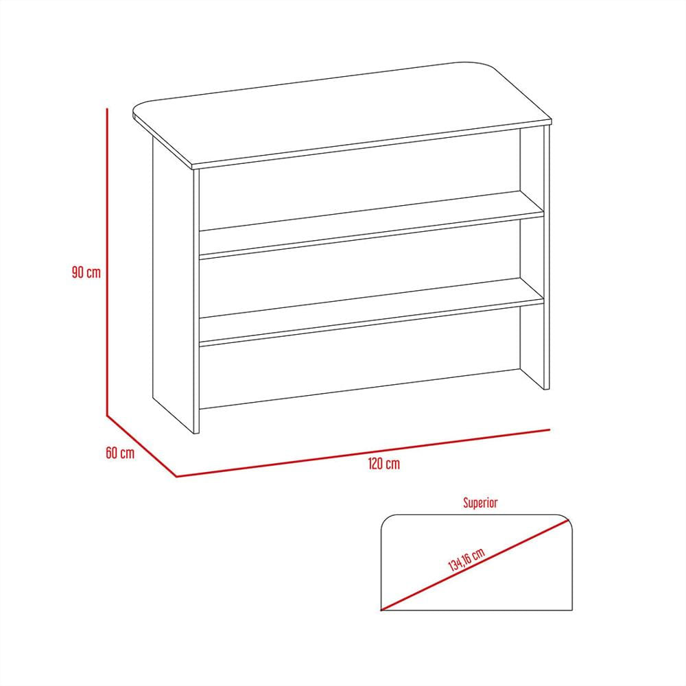 Barra Auxiliar De Cocina Con Espacio Para Dos Asientos img #5