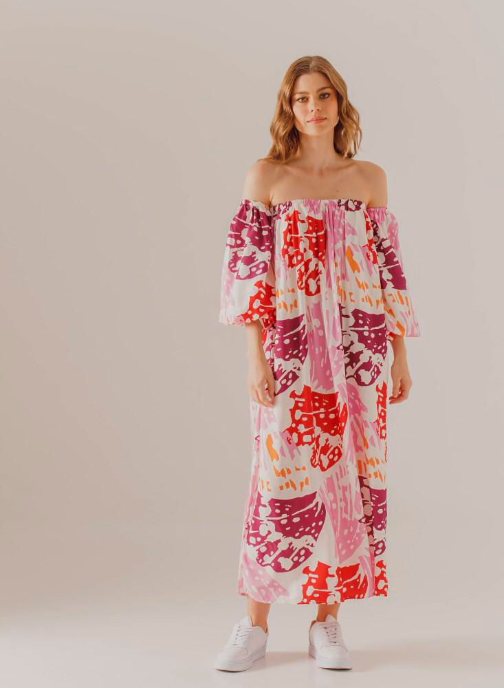 Vestido Largo Cuello Bandeja ARKITECT  16028 img #1
