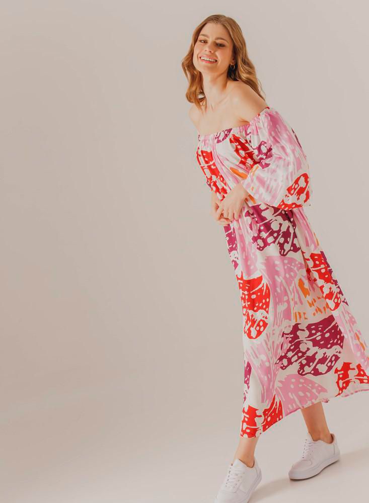 Vestido Largo Cuello Bandeja ARKITECT  16028 img #4