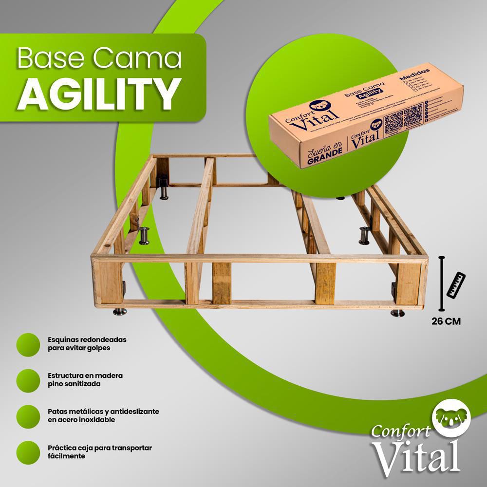 Basecama Easy Lock Agility 140x190  Confort Vital BCA1419 img #4