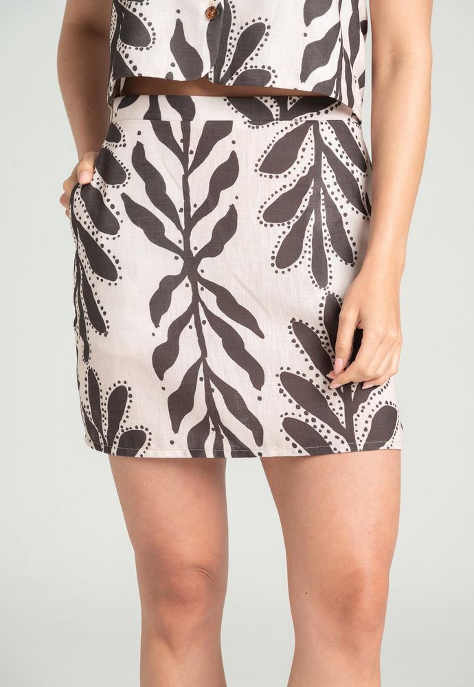 Falda Corta Estampada ARKITECT  96017 img #2