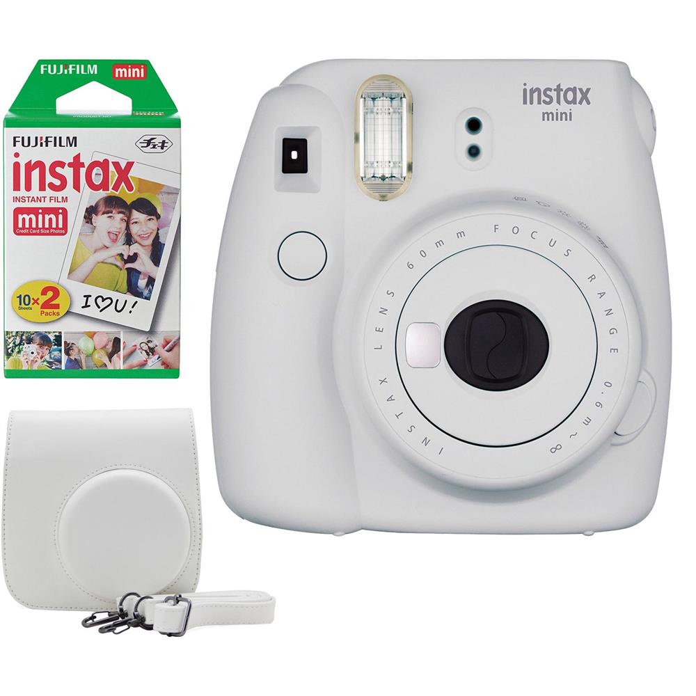Kit Cámara Instax Mini 9 + Película X 20 y Estuche-Blanco img #1
