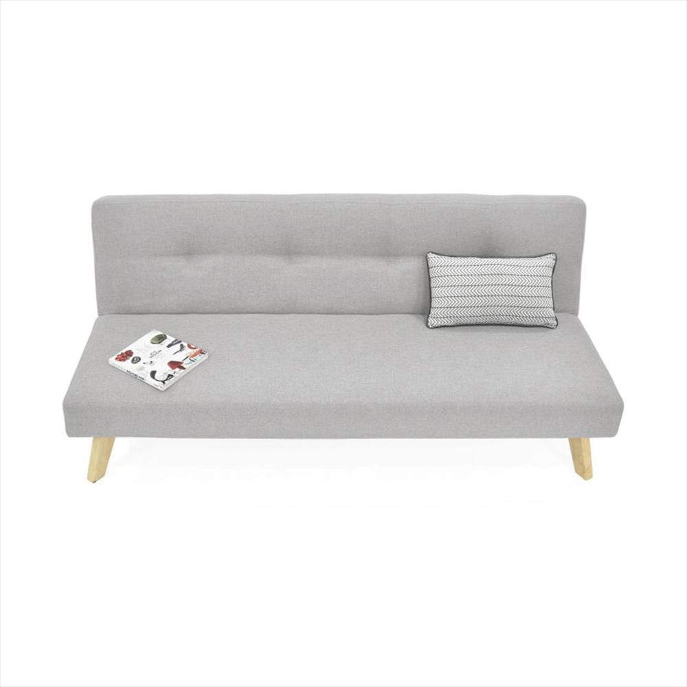 Futon Sofa Cama En Tela Moderno img #1