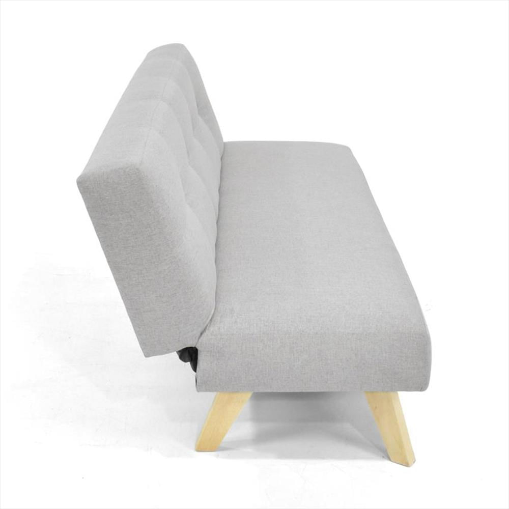 Futon Sofa Cama En Tela Moderno img #2