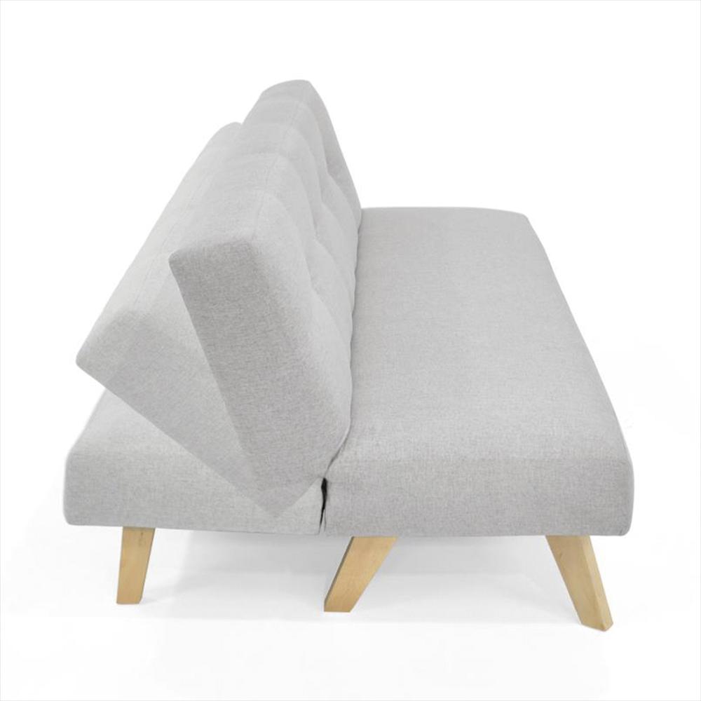 Futon Sofa Cama En Tela Moderno img #3