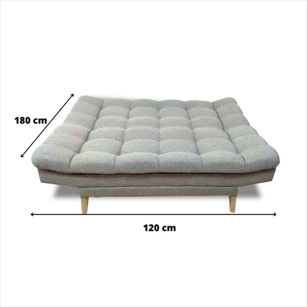 Sofá Cama Yumbo Patas De Madera Plata img #3