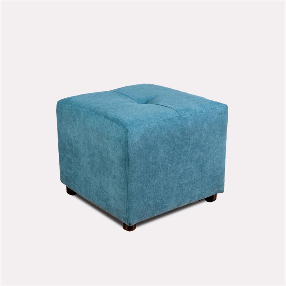 Sofa Cama Valencia Azul Acqua 3 Puestos + Puff img #3