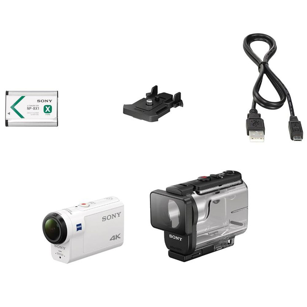 Action Cam Sony FDR-X3000 4K con Wi-Fi GPS Sumergible Blanca img #4
