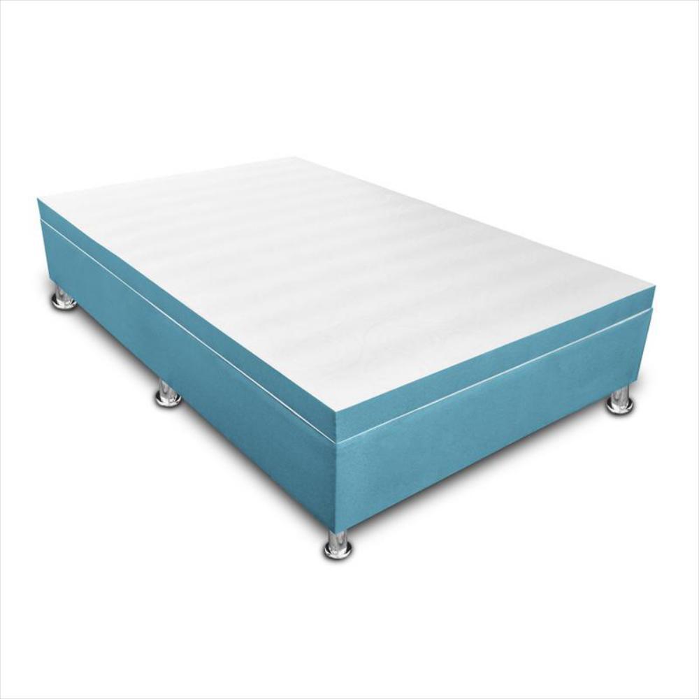 Base Cama Baul Magic Class 100X190 Ecocuero Azul img #2