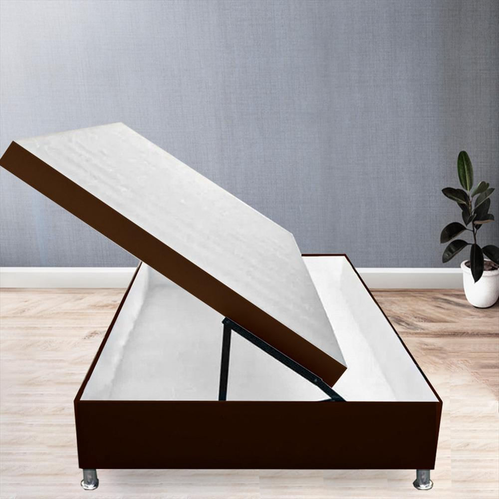 Base Cama Baul Magic Class 100X190 Ecocuero Cafe img #1