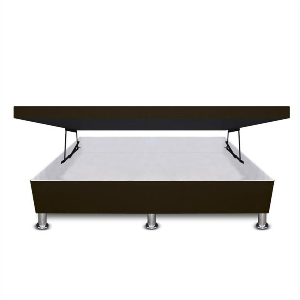 Base Cama Baul Magic Class 120X190 Ecocuero Cafe img #3